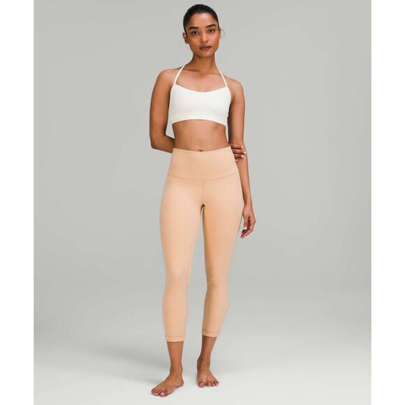 NWT Lululemon Align High Rise Contour Nude Tan Crop 23" Leggings - Picture 1 of 8